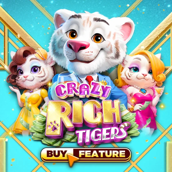 Microgaming : Crazy Rich Tigers - MEGABET808